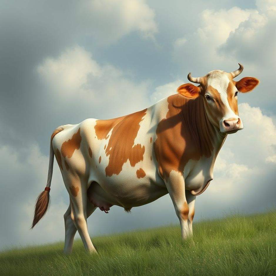 Dream : A pregnant cow in a dream