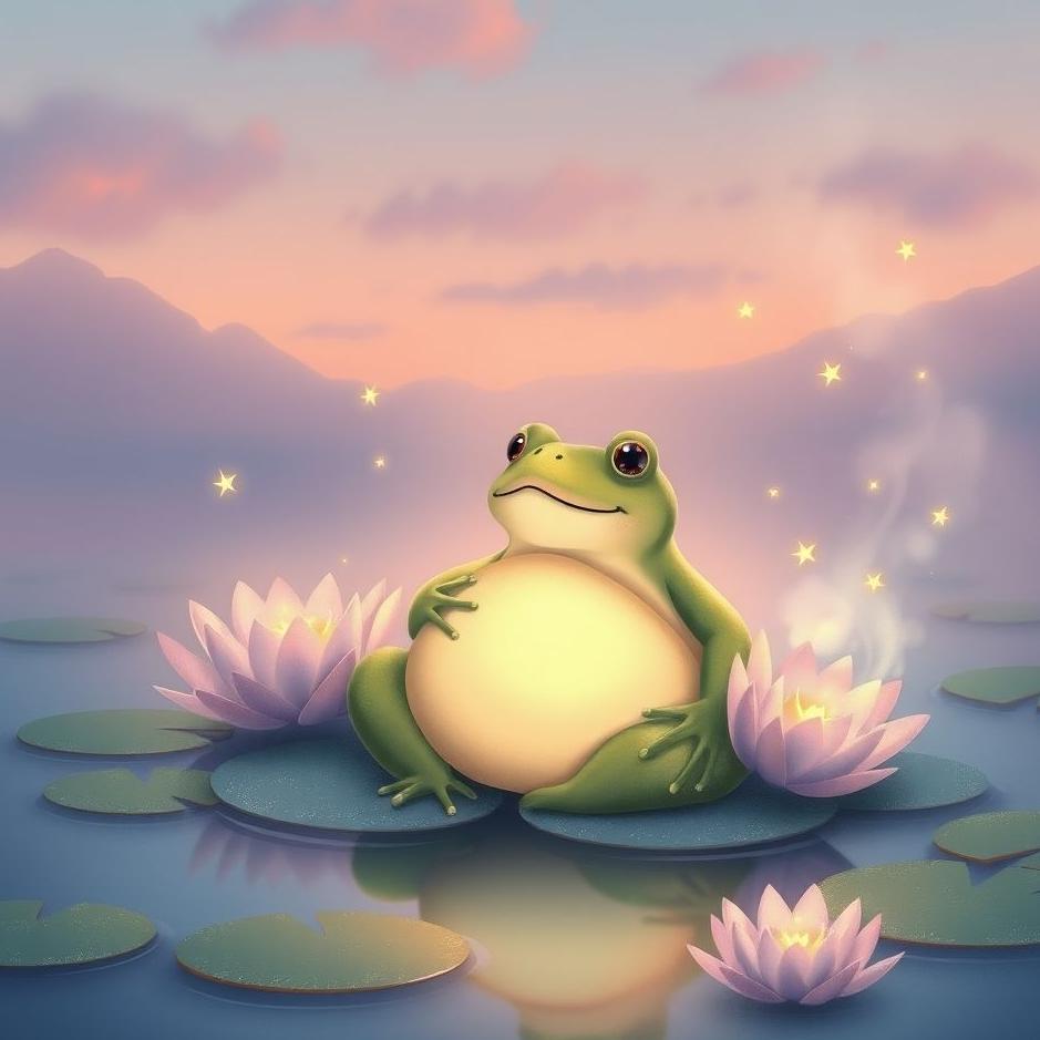 Dream : A pregnant frog in a dream