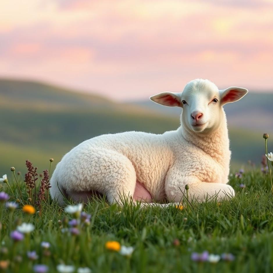 Dream : A pregnant lamb in a dream