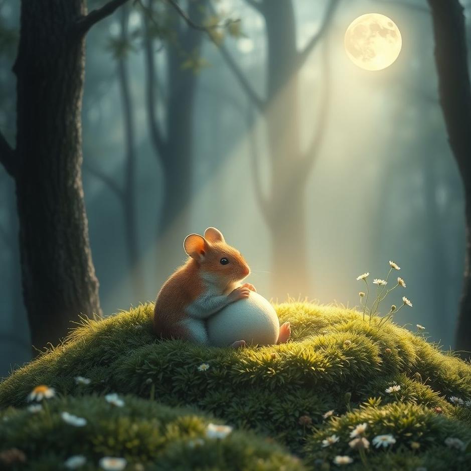 Dream : A pregnant mouse in a dream