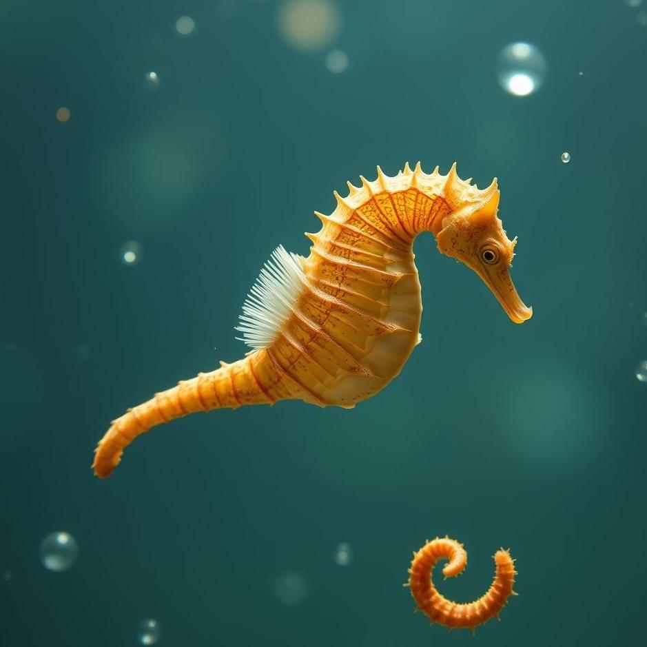 Dream : A pregnant seahorse in a dream