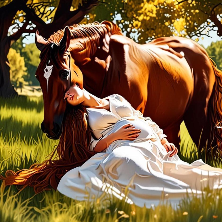Dream : A pregnant woman see a horse in a dream