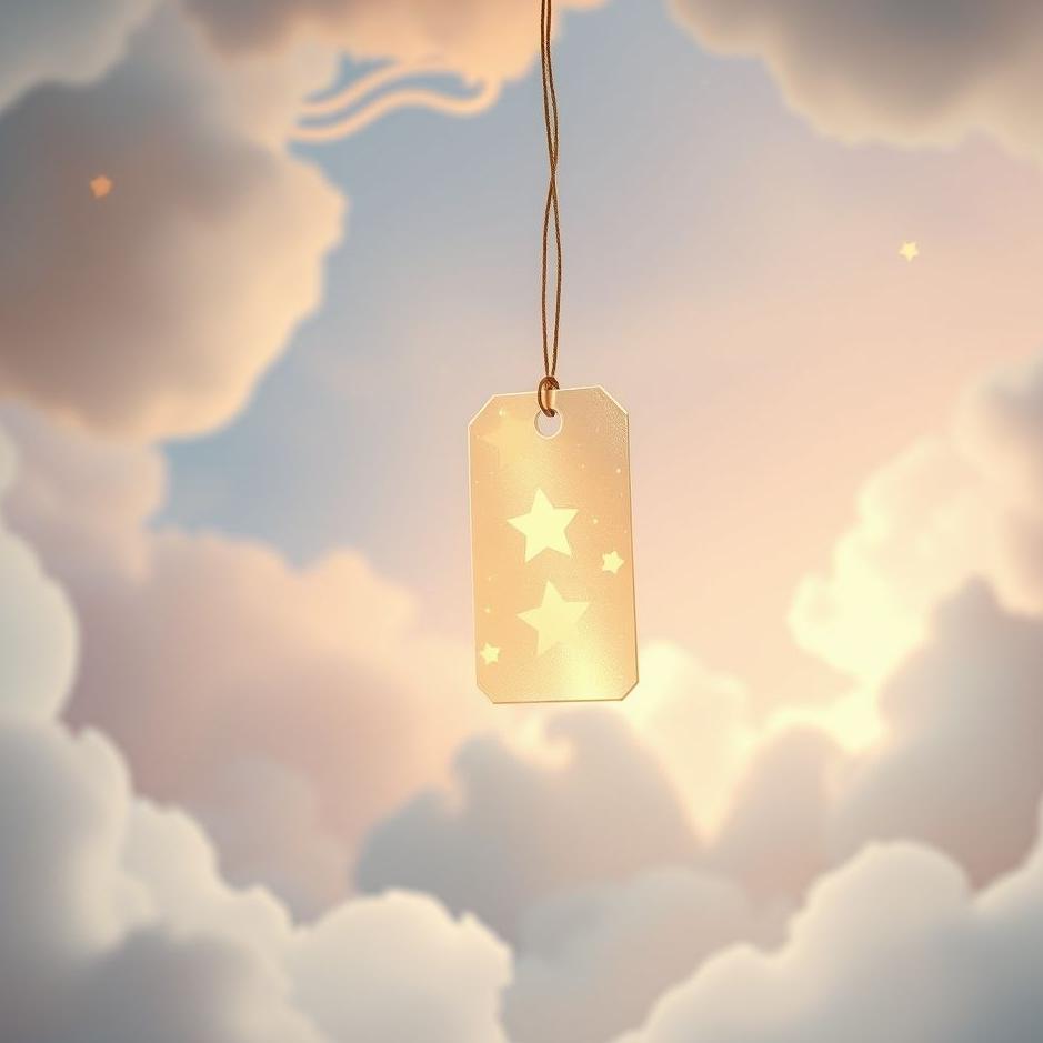 Dream : A price tag in a dream