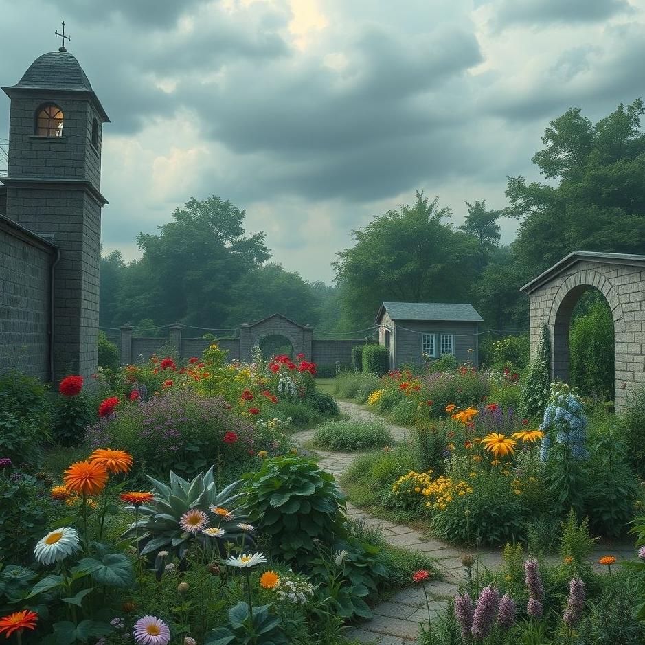 Dream Dictionary : A prison garden in a dream