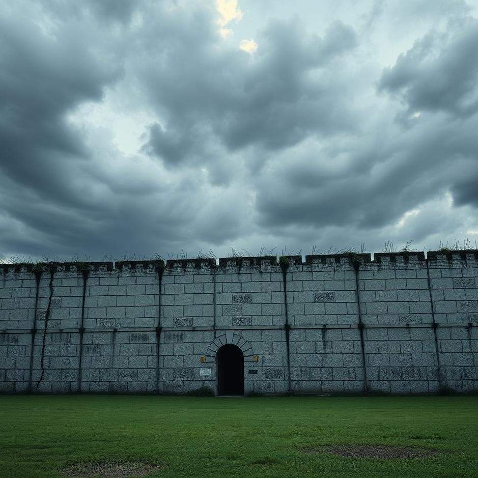 Dream : A prison wall in a dream