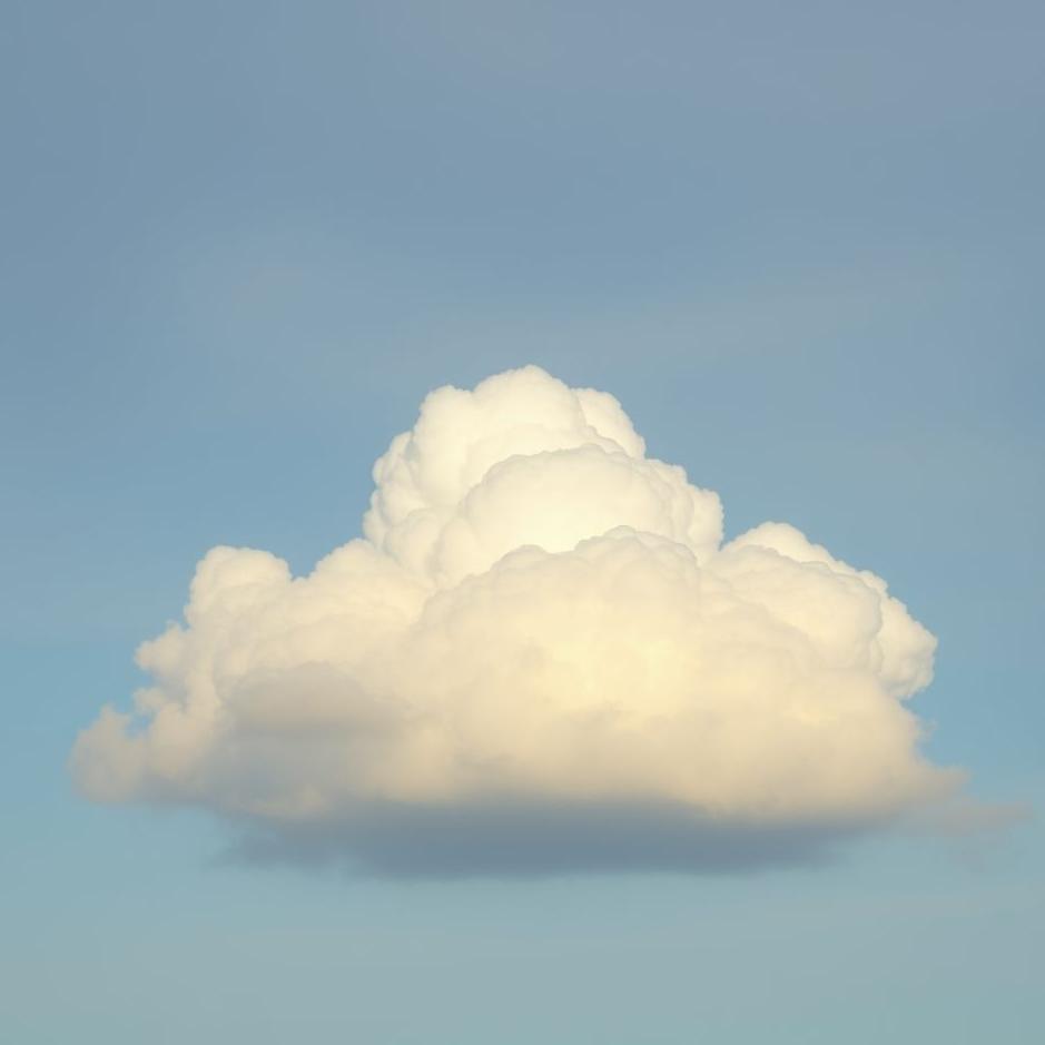 Dream : A rain cloud in the sky in a dream