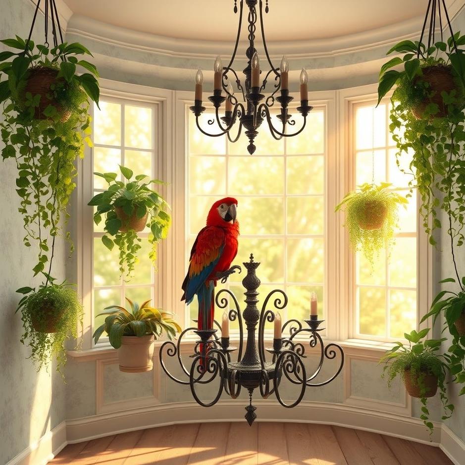 Dream Dictionary : A red parrot at home in a dream