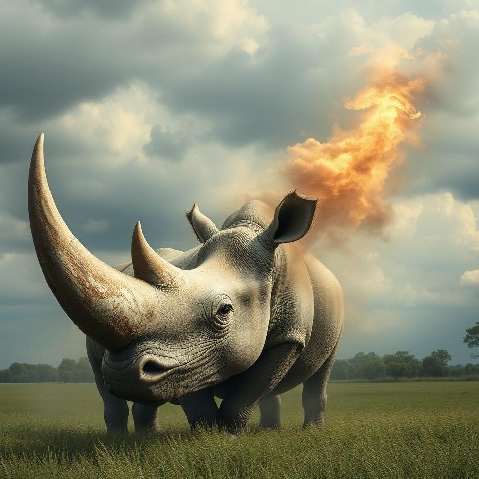 Dream : A rhino horn in a dream