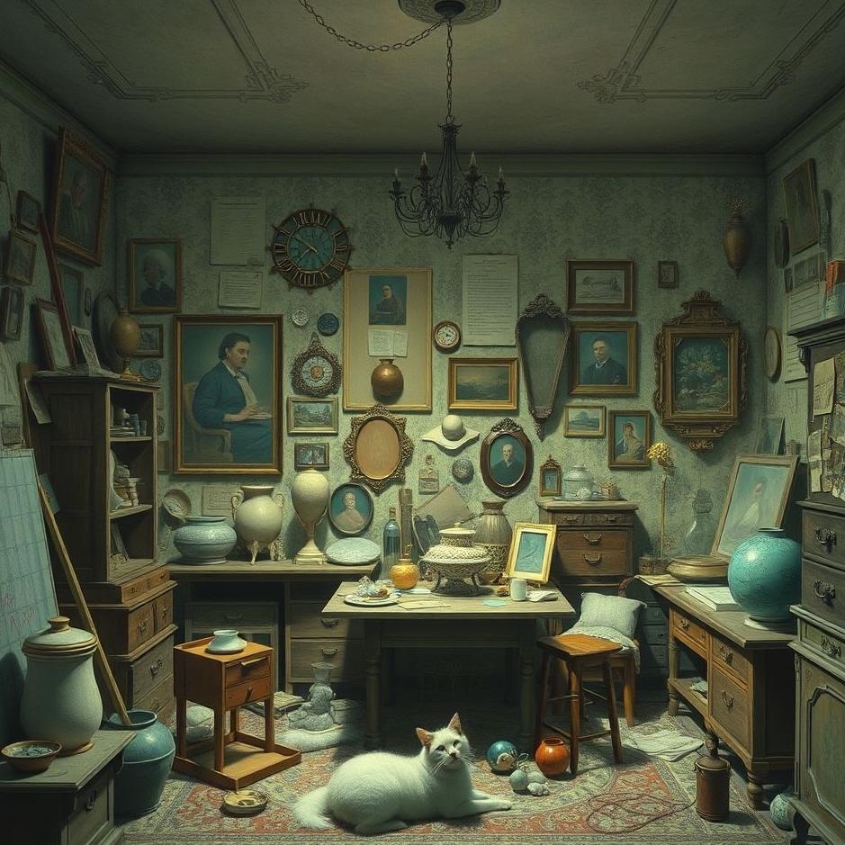 Dream : A room full of objects in a dream