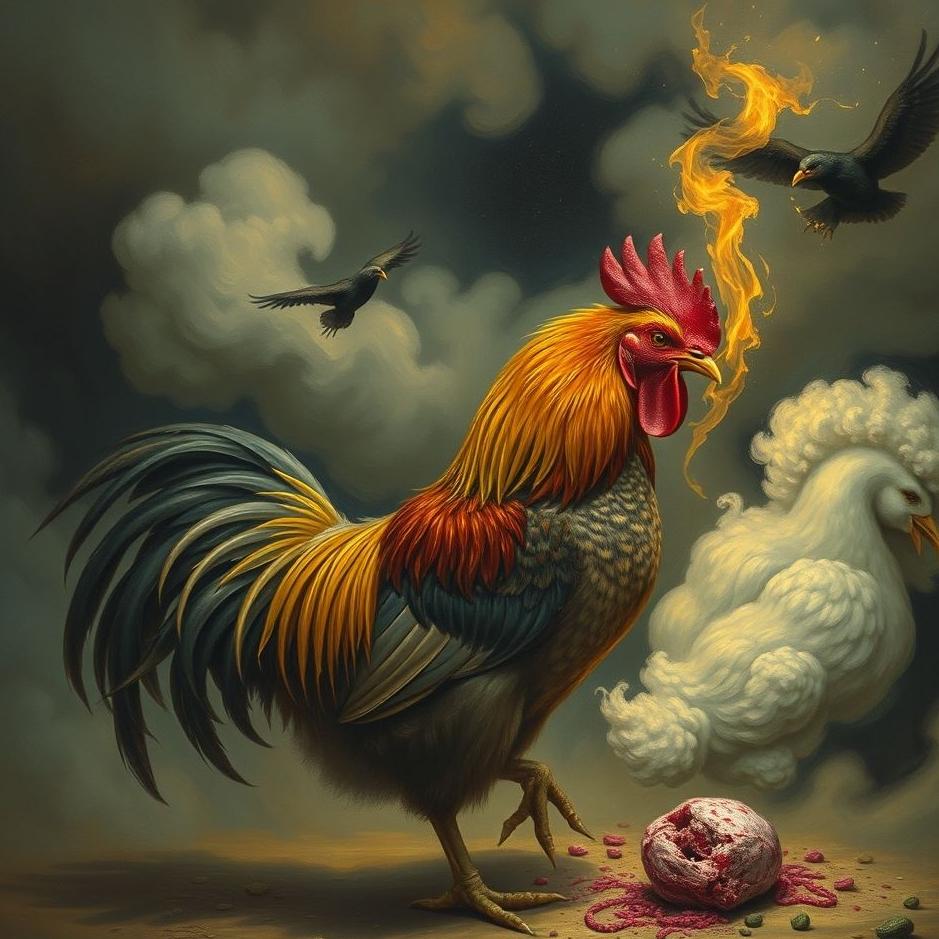 Dream : A rooster being slaughtered in a dream