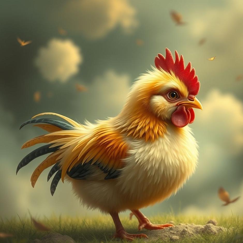 Dream : A rooster chick in a dream