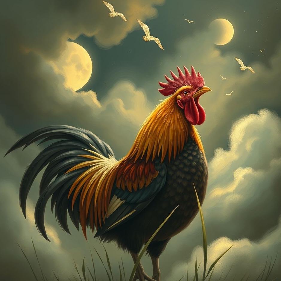 Dream : A rooster crying in a dream