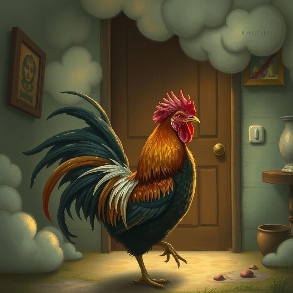 Dream : A rooster entering the house in a dream