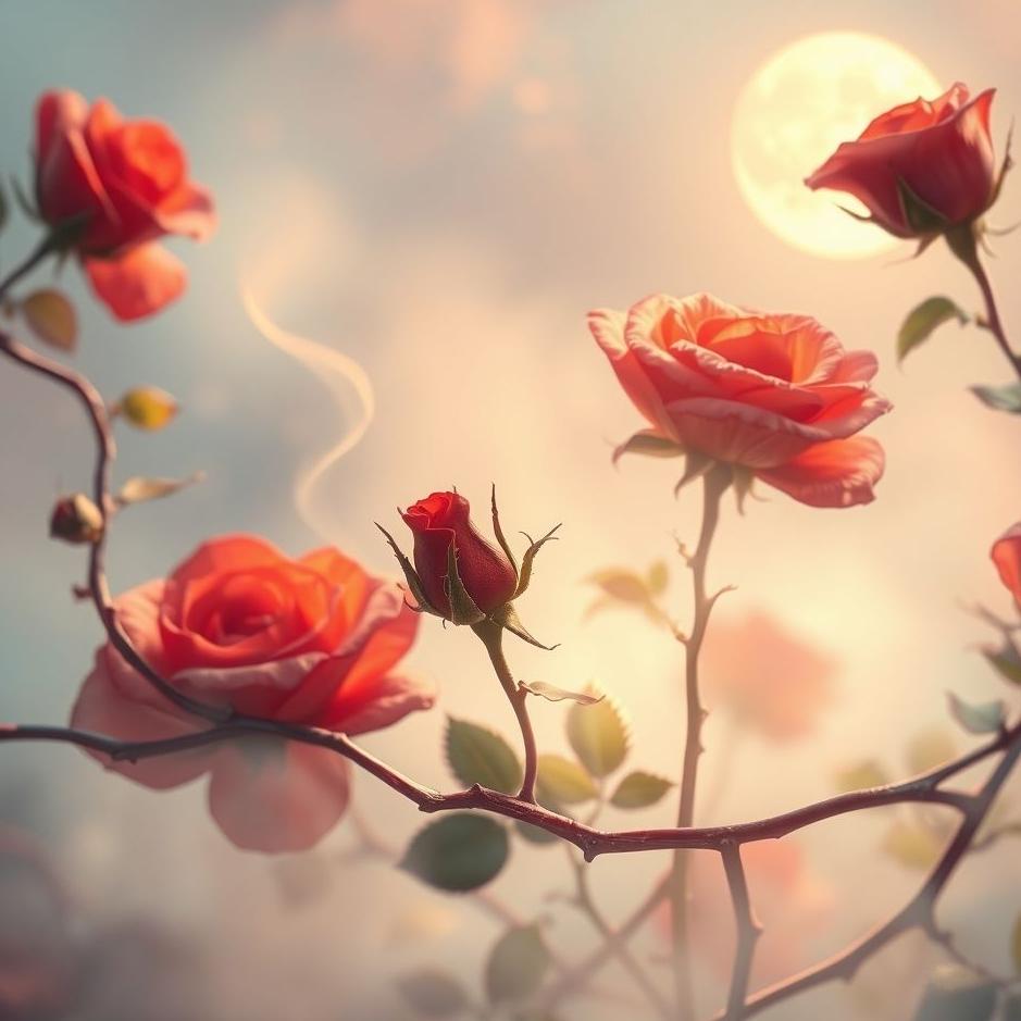Dream : A rose thorn in a dream