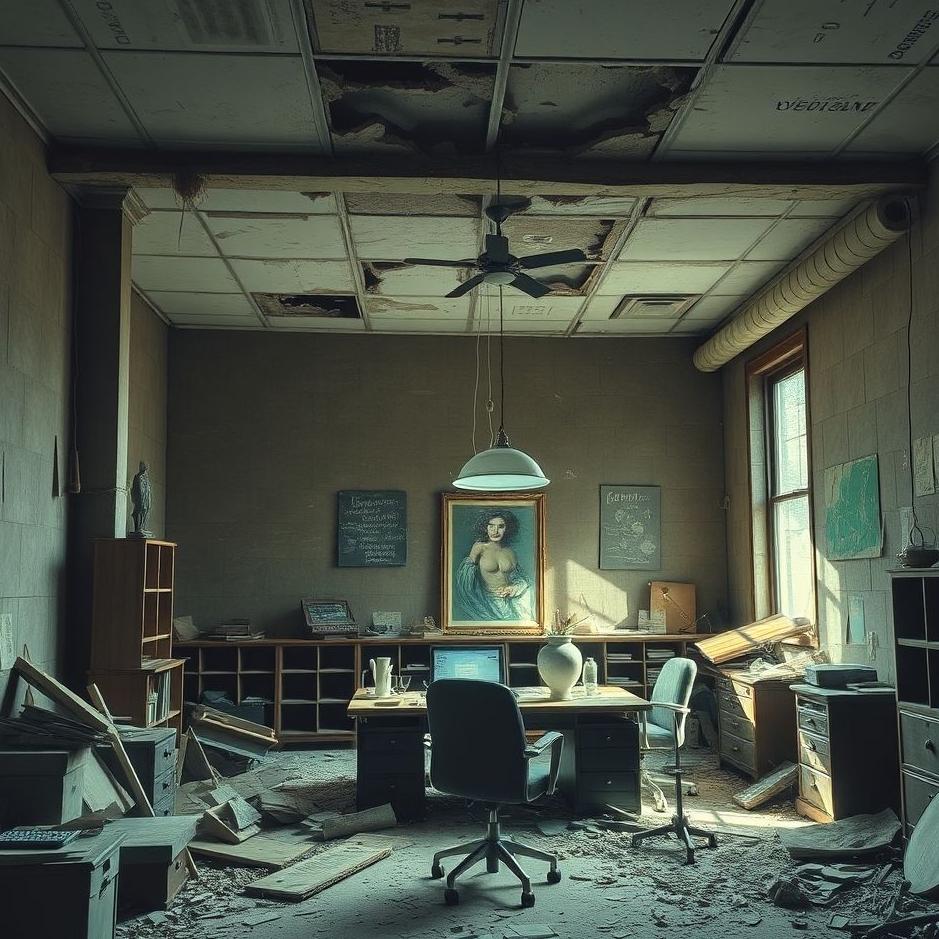 Dream Dictionary : A ruined workplace in a dream