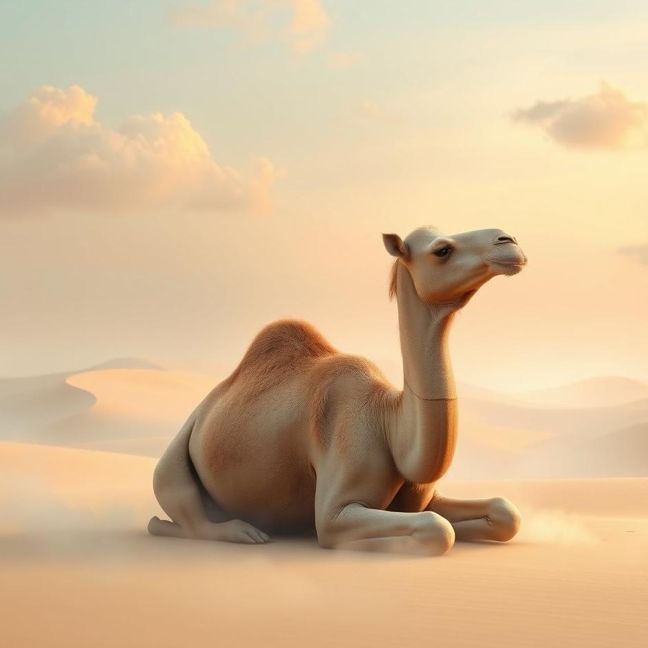 Dream : A ruminating camel in a dream