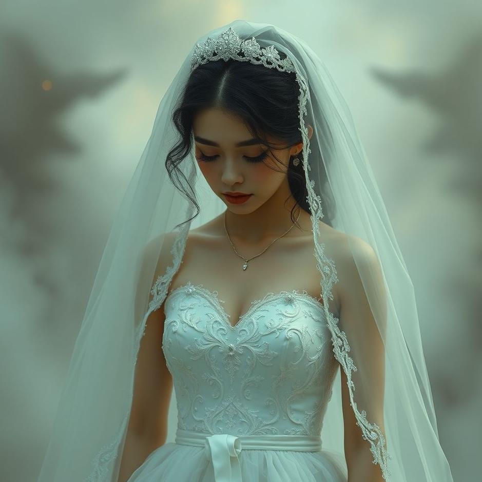 Dream : A sad bride in a dream