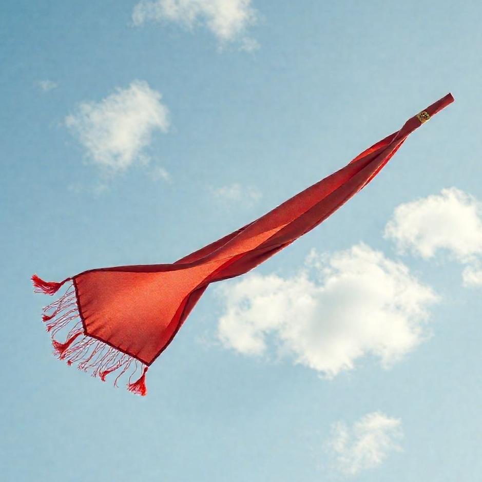 Dream : A scarf flying in a dream