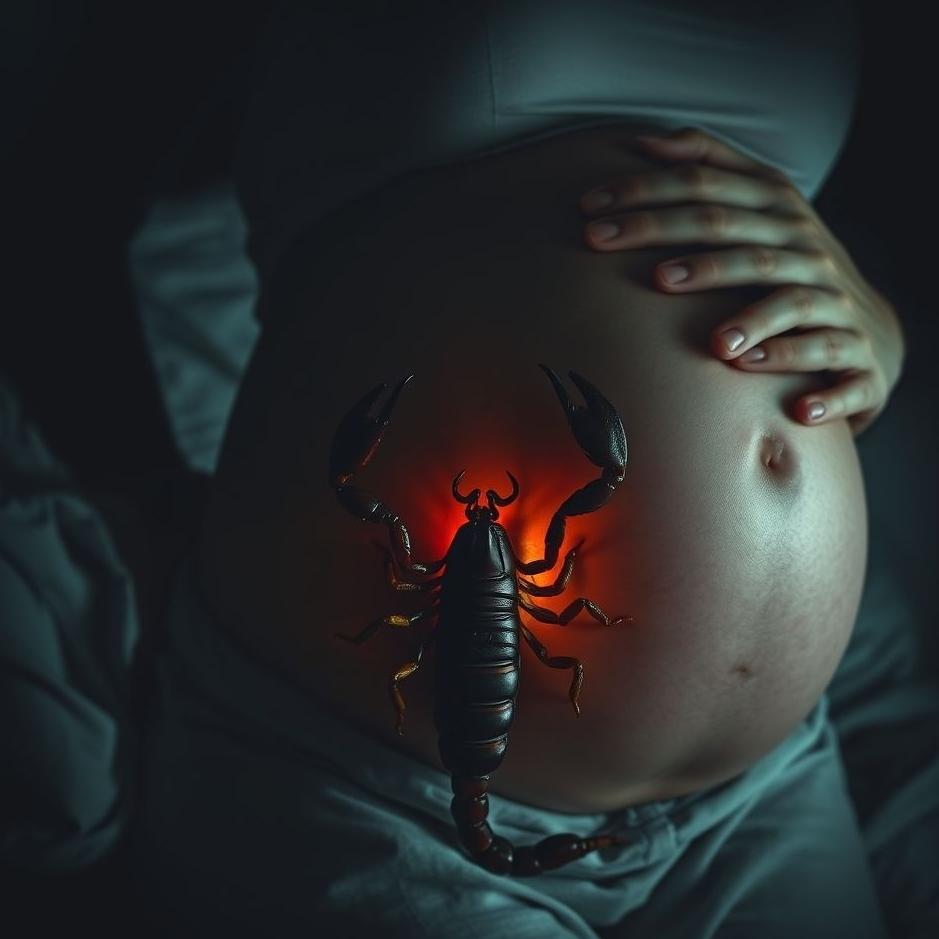 Dream : A scorpion sting while pregnant in a dream