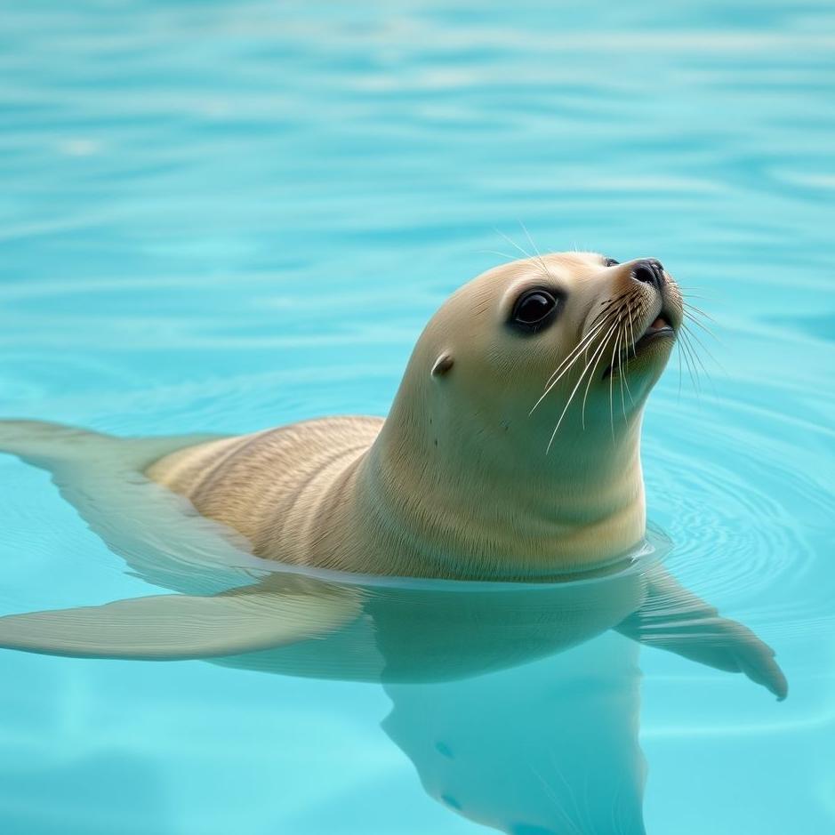Dream : A seal in a pool in a dream