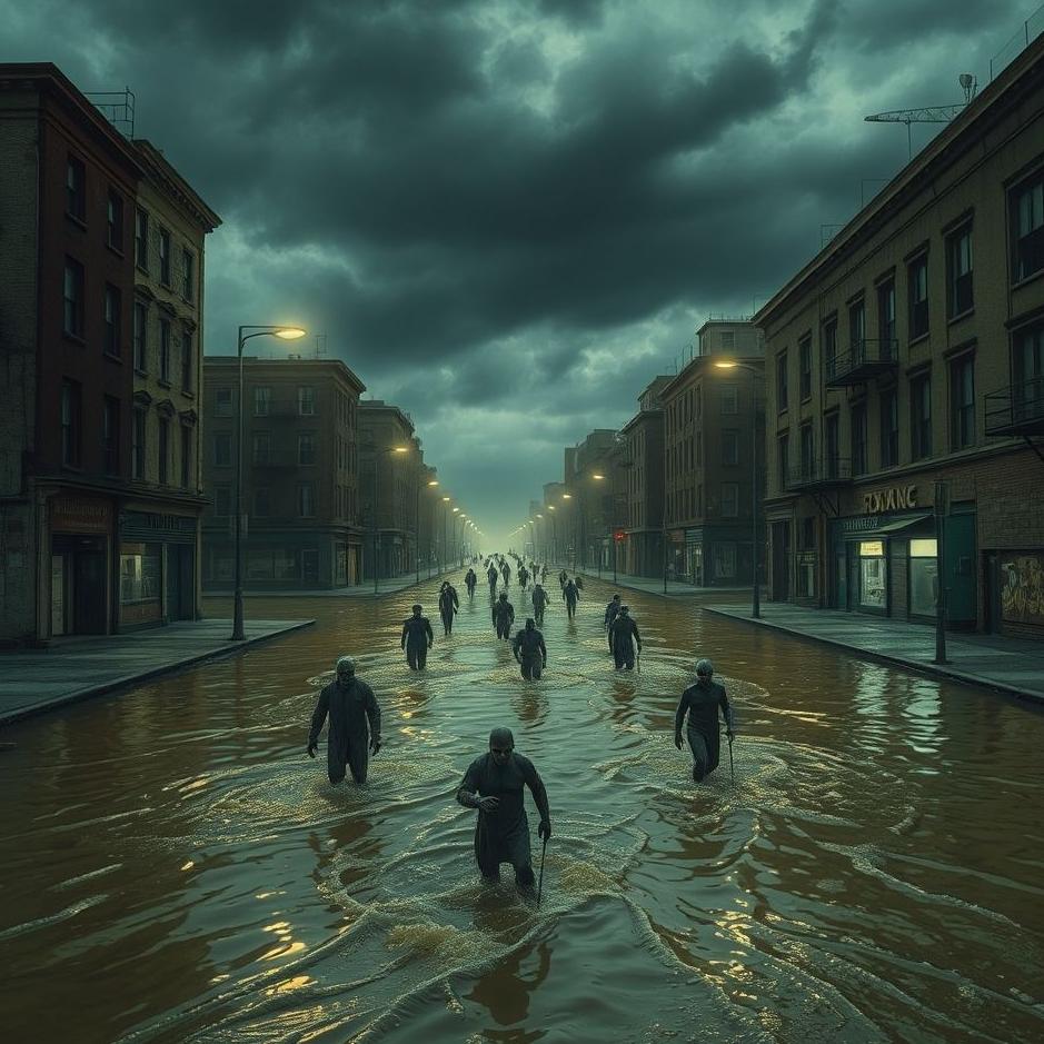 Dream : A sewage flood in your dream