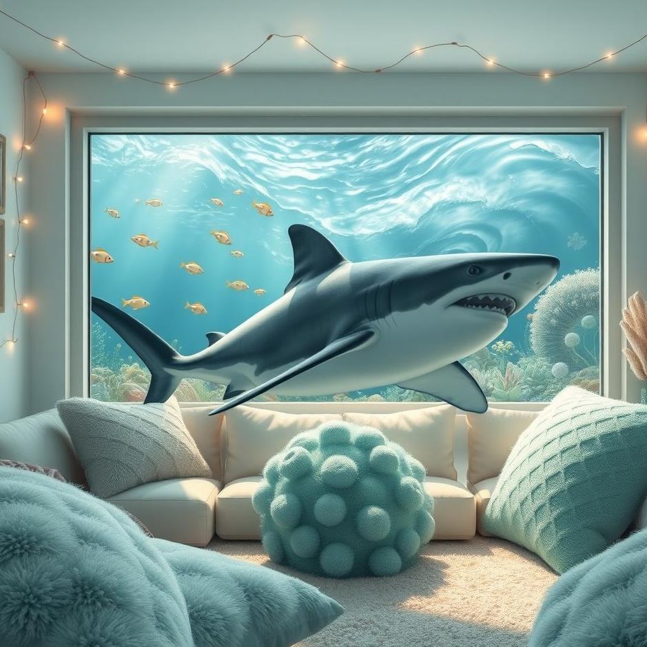 Dream : A shark at home in a dream