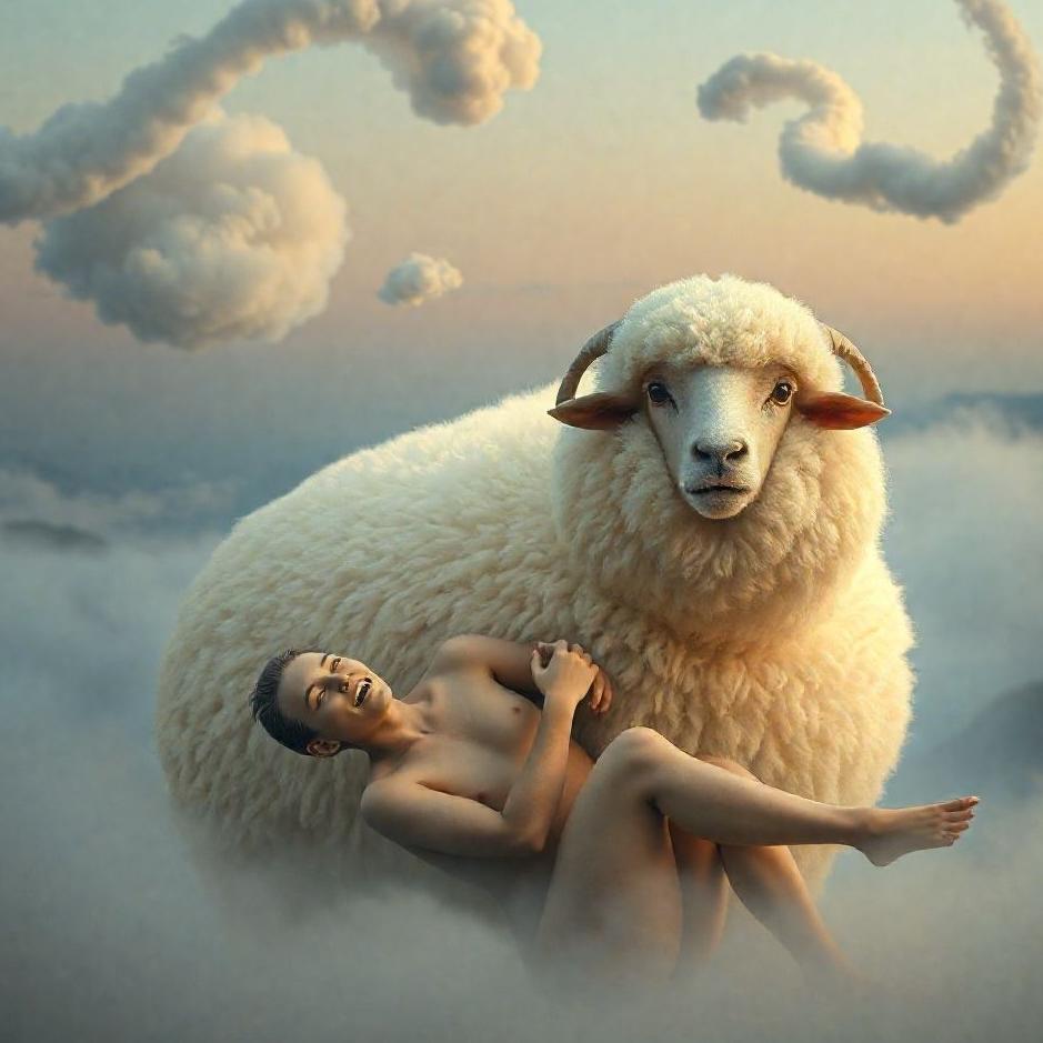 Dream : A sheep eating a human in a dream