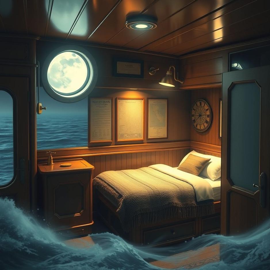 Dream : A ship cabin in a dream