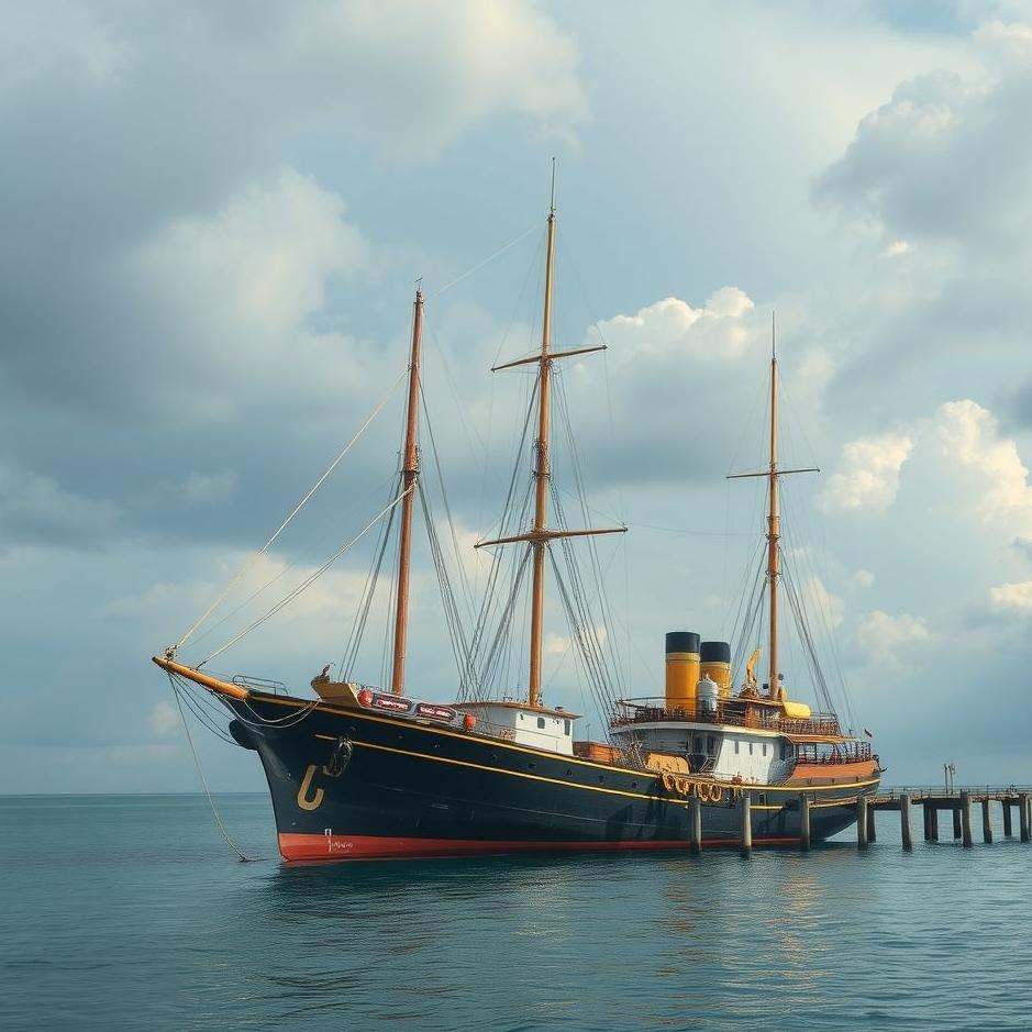 Dream : A ship docked in a dream