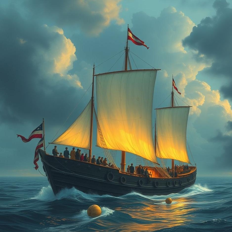 Dream : A ship full of people in a dream