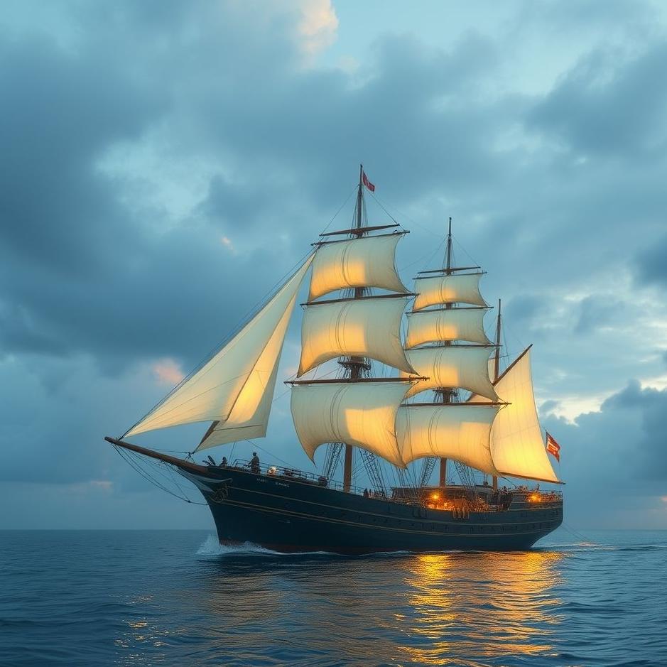 Dream : A ship going in a dream