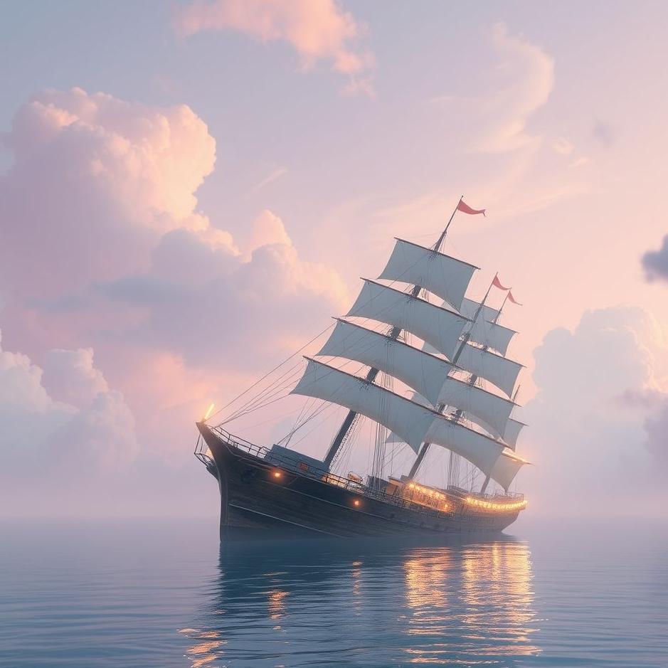 Dream : A ship tilting in a dream