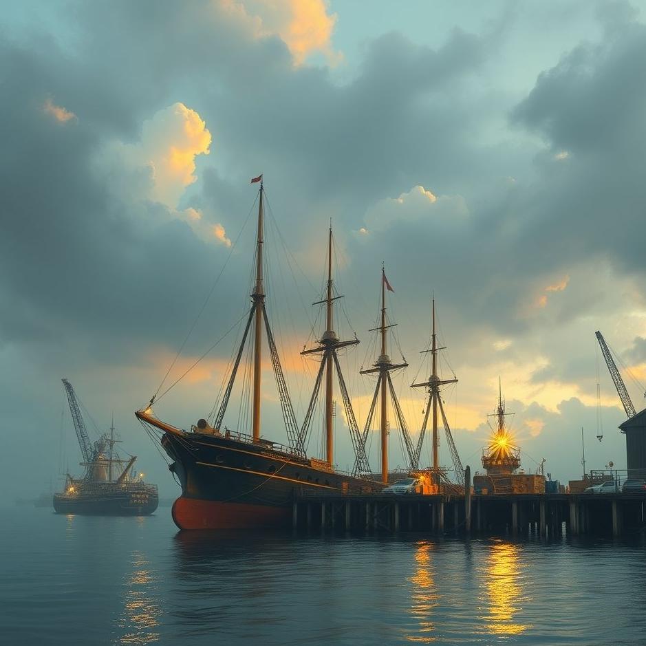 Dream : A shipyard in a dream