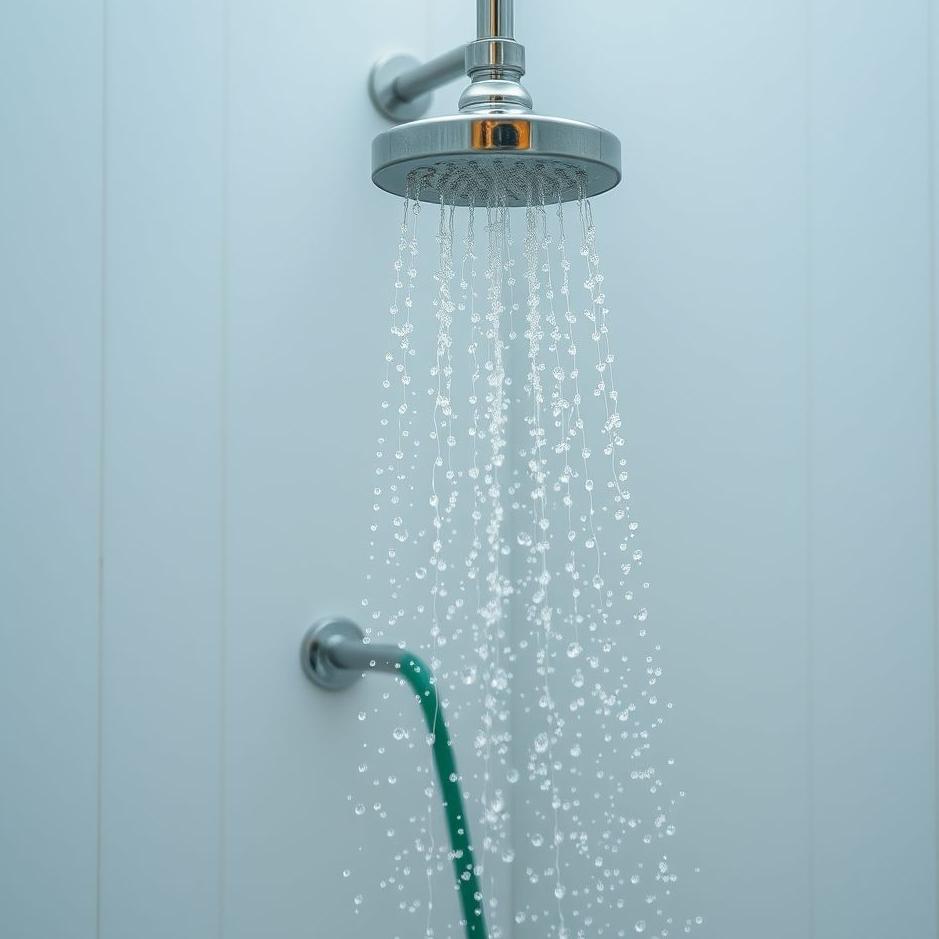 Dream : A shower with a hose in a dream