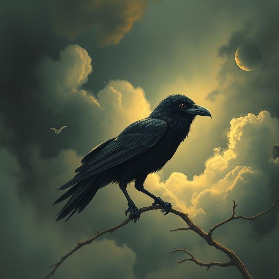 Dream : A sick crow in a dream