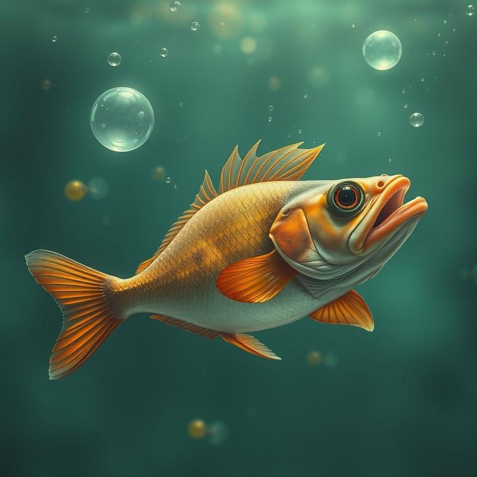 Dream : A sick fish in a dream