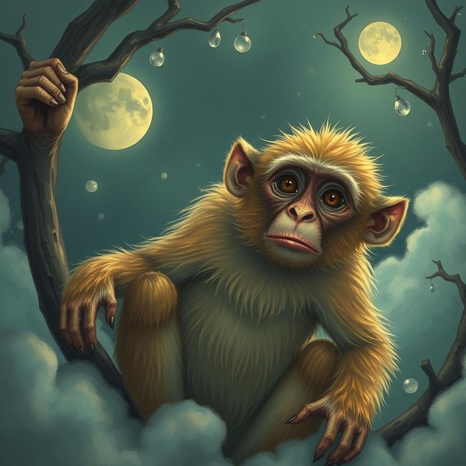 Dream : A sick monkey in a dream