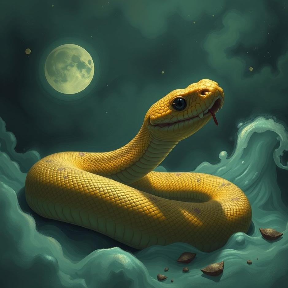 Dream : A sick snake in a dream