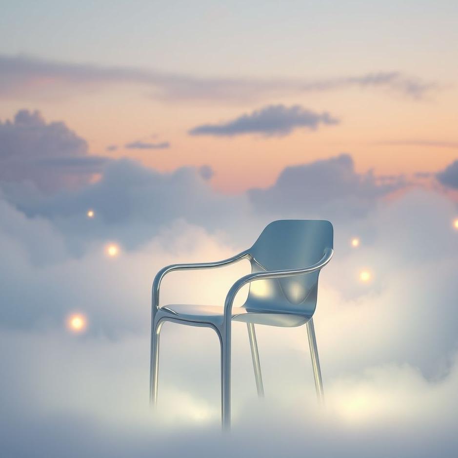 Dream : A silver chair in a dream