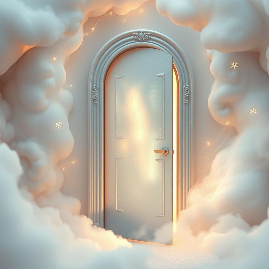 Dream : A silver door in a dream