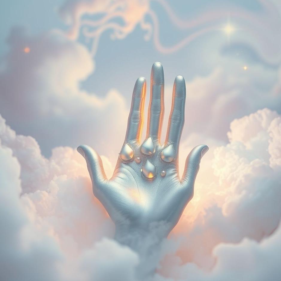 Dream : A silver hand in a dream