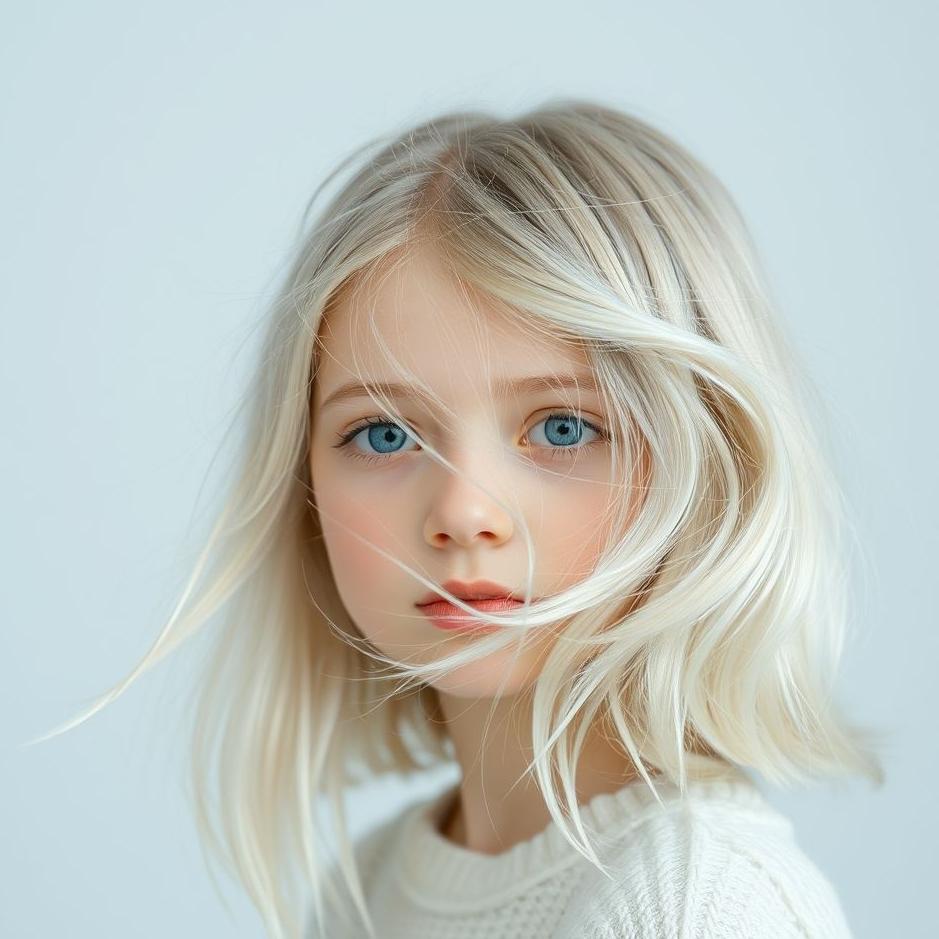 Dream : A single girl's hair turning white 