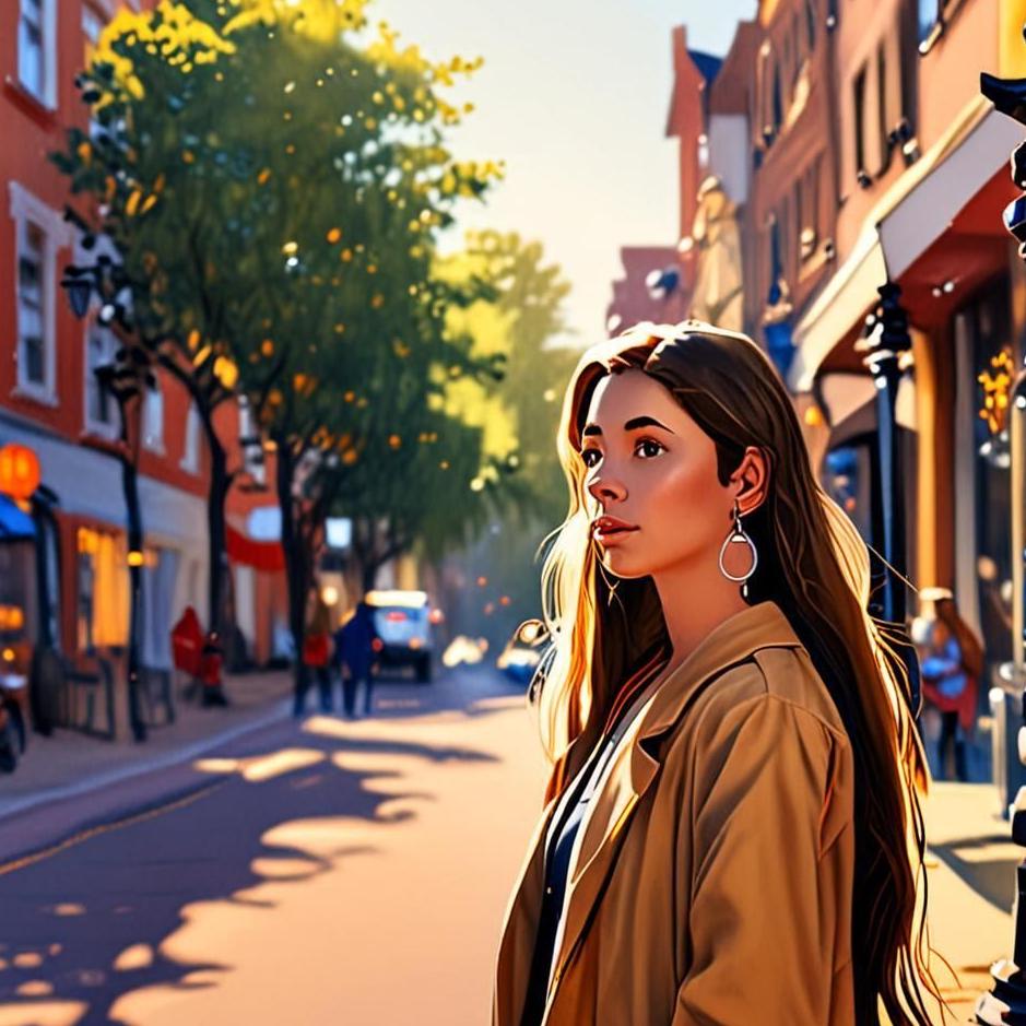 Dream : A single girl wearing earrings 