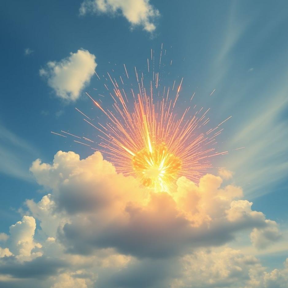 Dream : A sky explosion in a dream