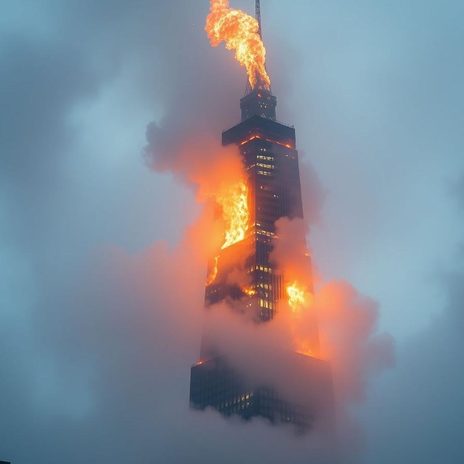 Dream Dictionary : A skyscraper fire in a dream