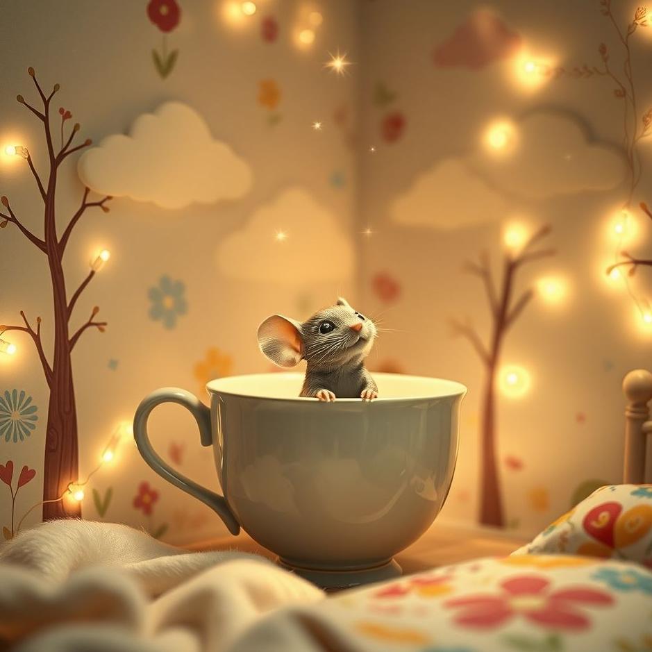 Dream : A small mouse at home in a dream