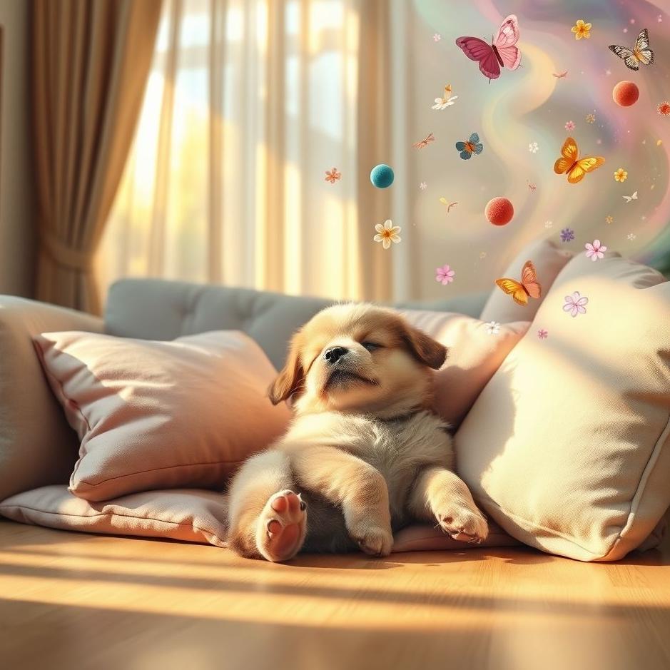 Dream Dictionary : A small puppy at home in a dream