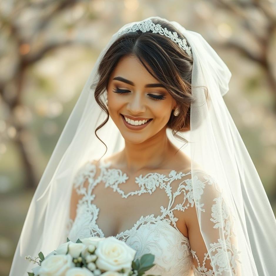 Dream Dictionary : A smiling bride in a dream
