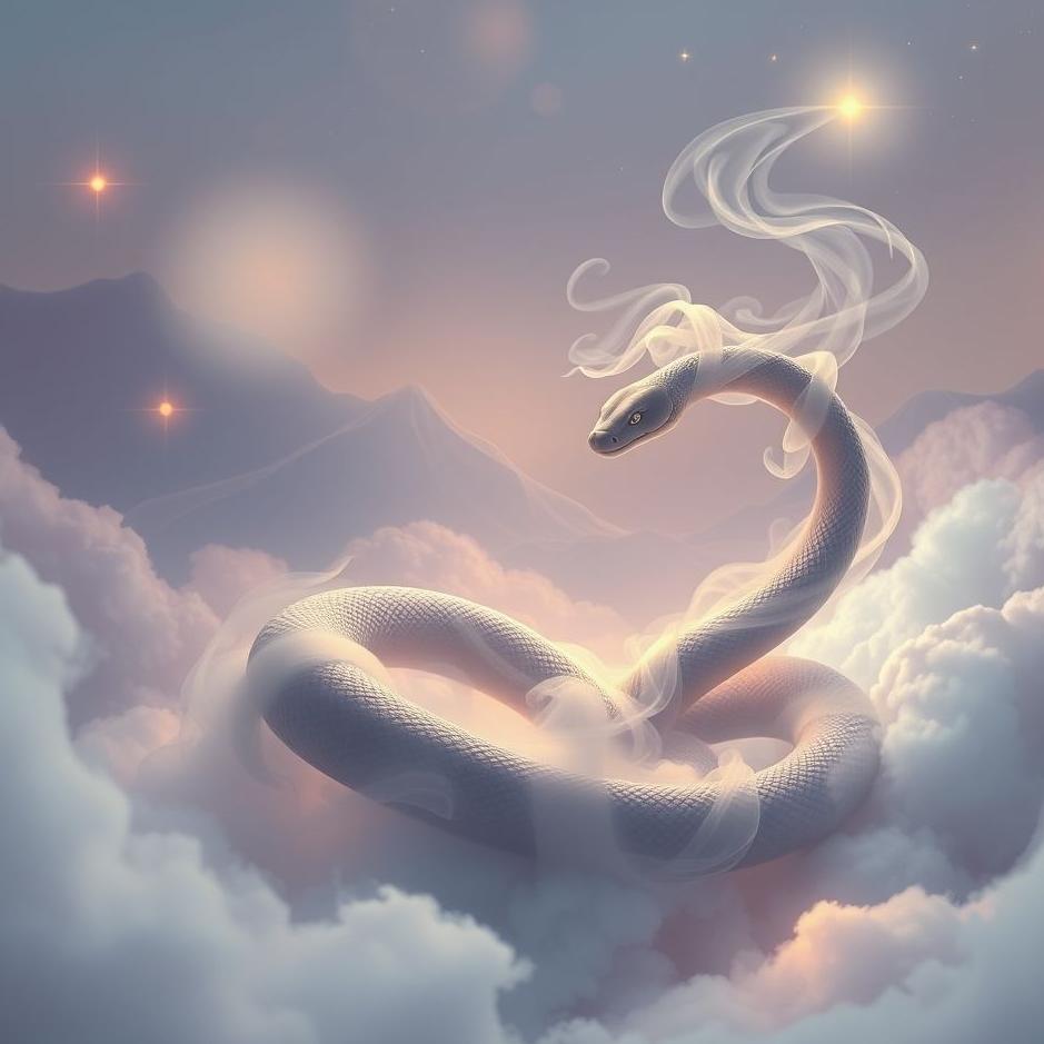 Dream : A smoke-colored snake in a dream