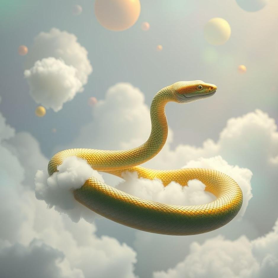 Dream : A snake around in a dream